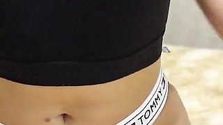 Tease Her Pussy Til Hard Cum - Solo Teen Girl