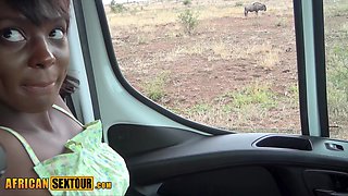 Safari with black African teen with sex