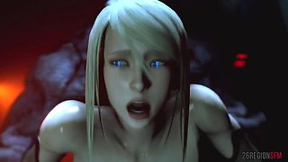 Samus Aran fuck monster