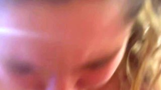 Czech amateur blowjob and fucking POV in public