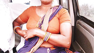 Sexy maid name of Rangi car sex and pissing, telugu DIRTY  talks.