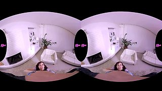 Elena Vega And Virtual Reality - Redhead Teen 18+ Craves For Creampie