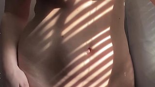 Busty Amateur Babe Masturbates her Pussy