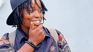 Ebony Lesbian Dildo Facefuck