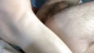 Sexy Twink Fucks Hairy Daddy and Cums in His Hole