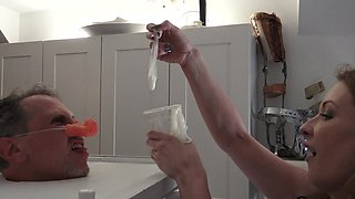 condom drinking humiliation