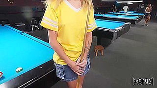 Ashlyn Angel In The Pool Hall - Ashlyn