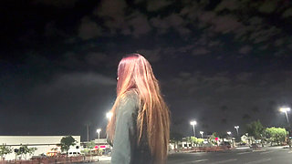 Italian Long Hair Smoking Outside Late at Night Smoker Smoke