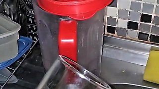 All Week Giving Piss to My Slave Every Day 1/6
