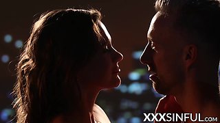 Masked babe love fucked by erotic big cock before cumshot