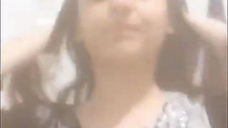 My Czn Having Fun in Bathroom on Video Call
