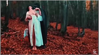Perverse Dreams Of Being Fucked And Cummed In Mouth In The Woods Halloween