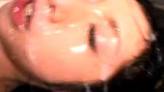 Amateur girlfriend anal and blowjob with facial