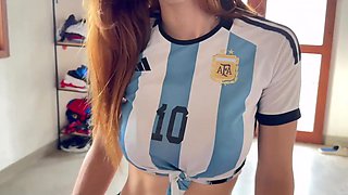 My Latina Stepmom Tries on Bikinis to Tease Me Before Creampie