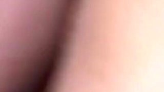 A young blonde bride with big tits in a nasty threesome with double penetration
