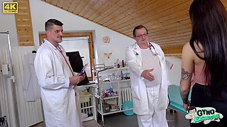 Hot Silicone Brunette Bombshell Barbie Examined By 2 Perverted Gynecologists in the Hospital - Lisa Rose(4K) - Malisa moir