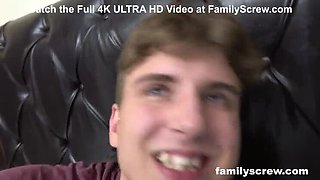 Grandpa Watches as Young Guy Fucks Granny in Hot Threesome