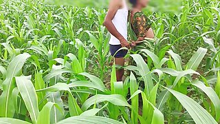 Bhabhi Ko Devar Ka Kala Mota Lund Aaya Lisand, Corn Field Me Bhabhi Ki Chudai Outdoor Hindi Audio