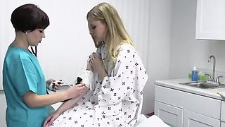 Nurse and doctor sharing sexy patient