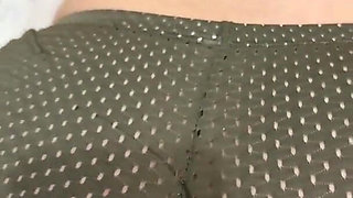Female Fisting Through Guy's Torn Panties