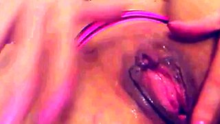 Skinny German Blonde Masturbates on Webcam