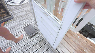 Rooftop Fucking with Sexy Redhead GILF Andi James