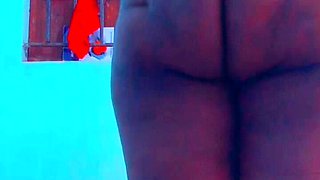 Masturbating