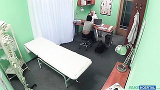 Latina doll with silicone tits Jasmine Jae fucks with a doctor