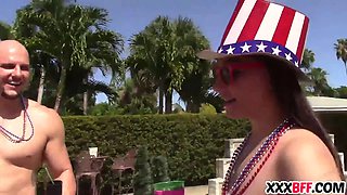 Independence day teen gang bang