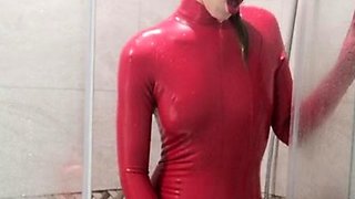 Stacked brunette goes solo toys and masturbation