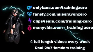MILF Wife Dominates Slave with Rough Anal Pegging & Femdom Bondage - Homemade BDSM