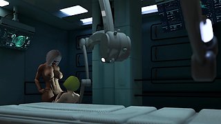 Sexy futanari fucks haed 18yo beauty Yuna in crylab