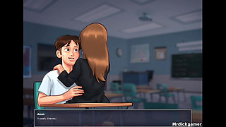 Summertime Saga Hot Teacher Gets Fucked My Young Dick