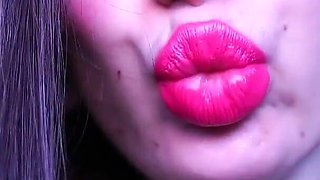 CEI Pink Lipstick Kiss + Spit Fetish Custom