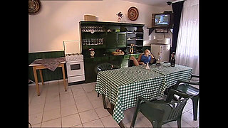 Hot Blonde Teen Fucked in the Kitchen
