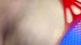Stepmom Gets on All Fours to Have Anal Sex, Big Cumshot on Her Hairy Pussy