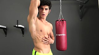 Hot muscular boy with hard abs EastBoys