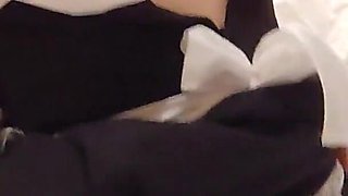 Erotic Maid Girl Sucking Cock While S Climax with Facesitting Creampie in Cowgirl Position Cosplay