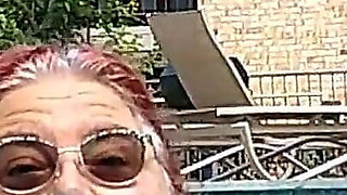 Nurse Vicki Models Her New Bikini by Pool Flashes You Then