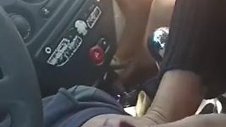 Me. I take my girlfriends for a walk and in the car she fucked her on the road
