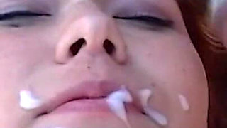 Pregnant Slut Fucked by Two Studs