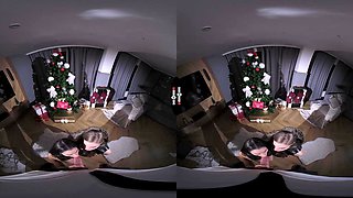 Kama Oxi & Fibi Euro VR Porn: The Night Before Xmas - DarkRoomVR