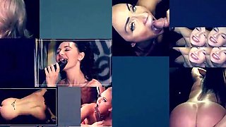 Flaming Redhead Babe Loves Sucking Cock At Gloryhole