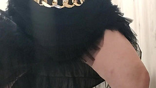 In the Bathroom of the Thater