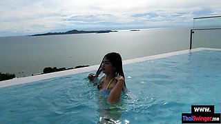 Asian teenager gets shagged from the back