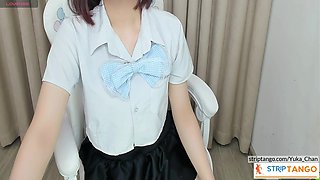 Shy Japanese on striptango com chat
