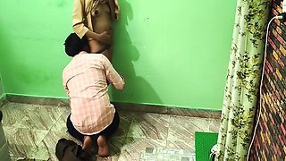 Shy Indian Uniform Girl Flirting