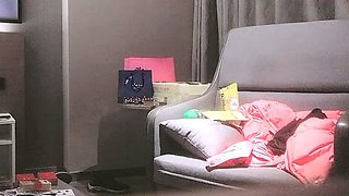 Cute amateur Asian web cam girl teases her great body