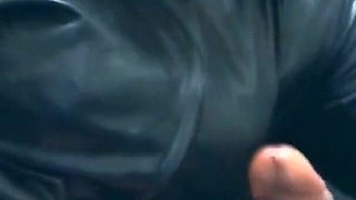 Pink Rubber Gloves Mistress Jerking Slave to Eruption