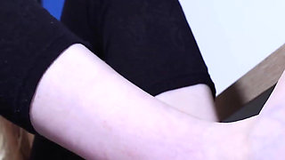 Lick the Dessert From Her Long Toes and Worship Her Big Feet